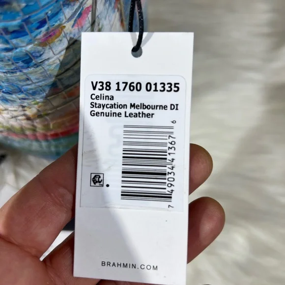 Brahmin Celina Staycation Melbourne Bucket Shoulder Bag NWT - Picture 11 of 11